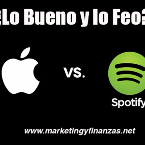 Lo Bueno y lo Feo de Apple Music y Spotify (Infografía)